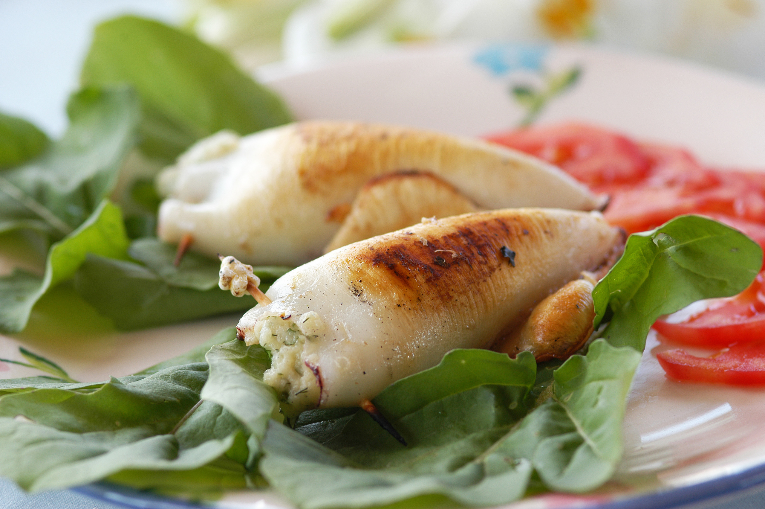 keci peynirli izgara kalamar dolma sosy